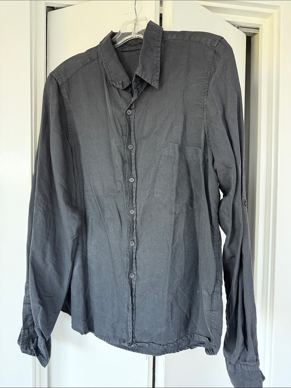 CP Shades Timeless Black Button-Down Shirt